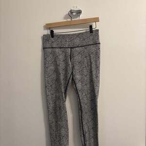 Lululemon Wunder Under Full-Length Plush Petal Deep Coal Ghost Leggings